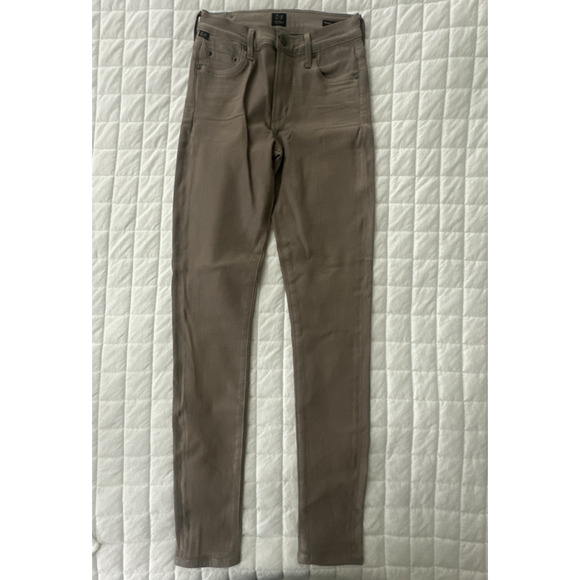 CITIZENS OF HUMANITY Jeans Womens 27 Brown Rocket High Rise Skinny Stretch - Picture 1 of 16
